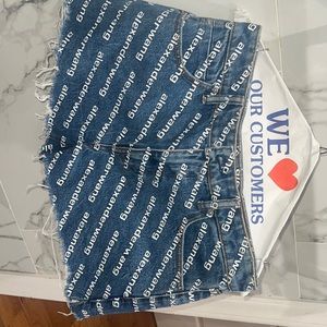 Alexander wang shorts , condition 10/10 . Freshly dry cleaned